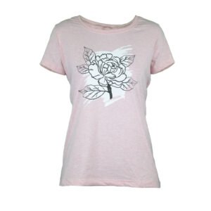 Womens Rose Flower T-Shirts Siragu99store