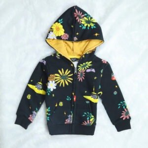 Soft And Warm Printed BLACK Hoodiee Siragu99store