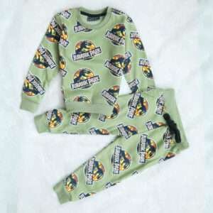 Set Collection Jurassic Park Printed Green T-Shirt & Pant Siragu99store